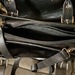 Wilson leather computer iPad file bag or purse